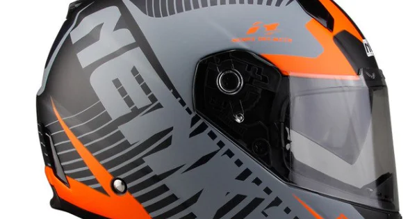 ⭐ Шолом (Інтеграл) NENKI FF-856 MATTE GREY ORANGE, купити в
